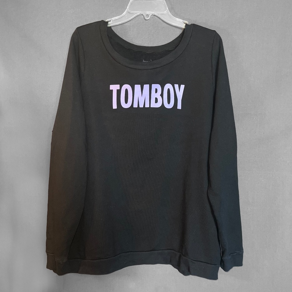 Black “TOMBOY” Sweatshirt
